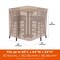 Modern Leisure Monterey Patio Bar Table & Chair Set Cover, 66 in. L x 64 in. W x 34 in. H, Beige 2915 - alternate 6